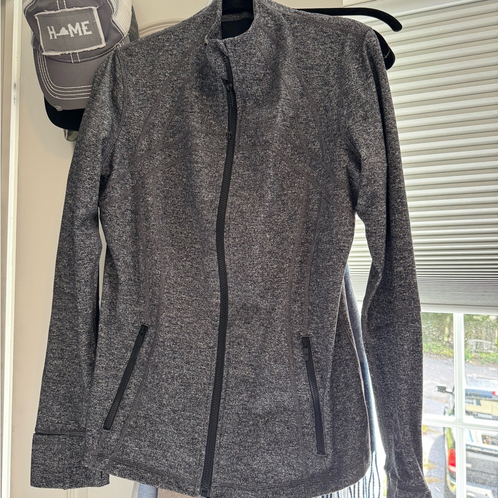 Lululemon Athletica Charcoal Full-Zip Jacket